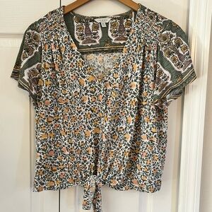 Lucky brand size med tie shirt